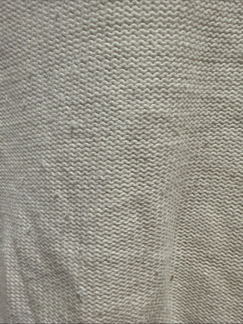Quince White Cropped Knit Cardigan with Tortoiseshell Buttons - Picture 4 of 4